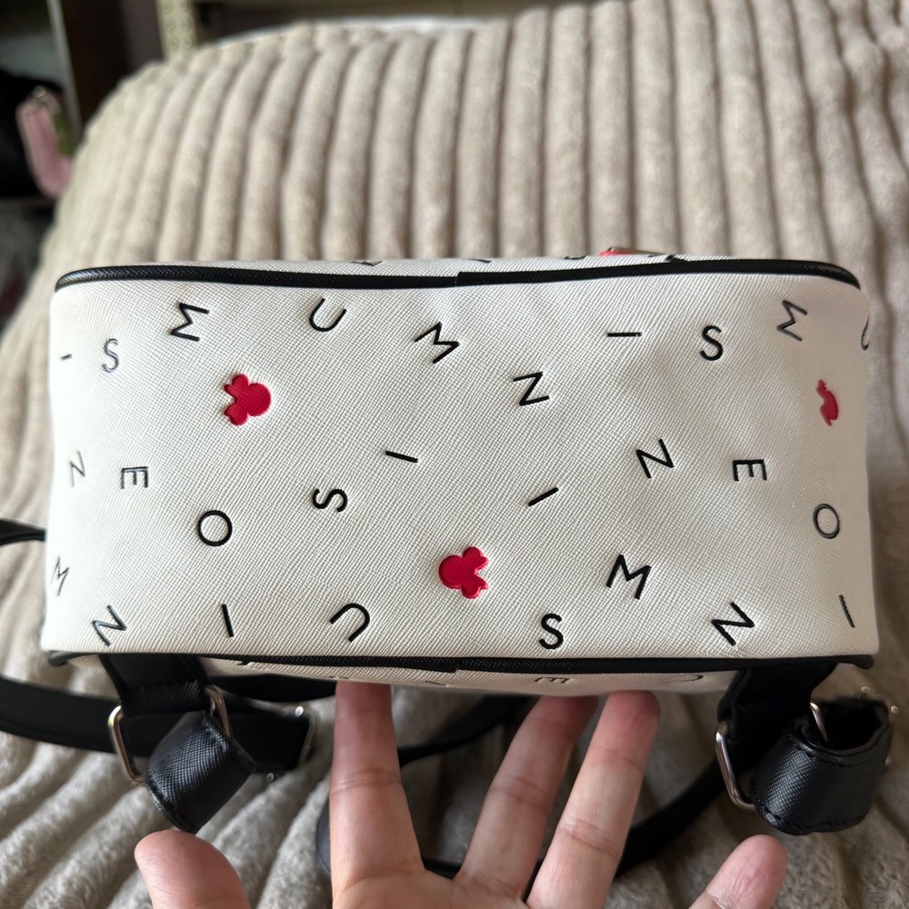 Rare Loungefly Disney Minnie Mouse Scattered Letters Mini Backpack BoxLunch HTF - Picture 4 of 10